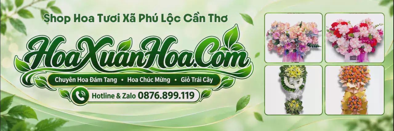 Ảnh bìa Cửa Hàng Bán Hoa Tươi Tại Xã Phú Lộc Cần Thơ - Dịch Vụ Hoa Tươi Giao Nhanh