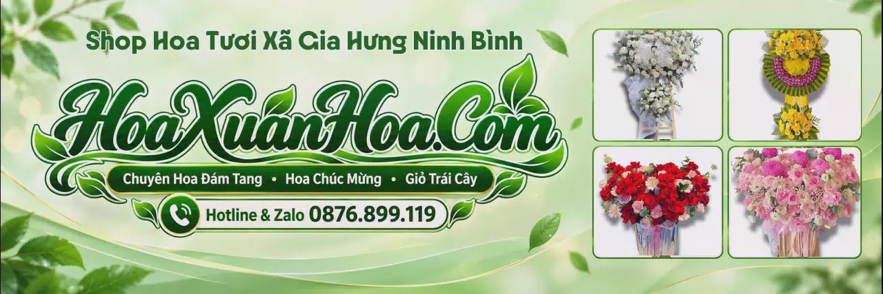 Ảnh bìa Cửa Hàng Bán Hoa Tươi Tại Xã Gia Hưng Ninh Bình - Đặt Hoa Nhanh Trong Ngày