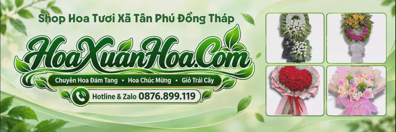 Ảnh bìa Shop Bán Hoa Tươi Tại Xã Tân Phú Đồng Tháp - Giao Hoa Nhanh Trong 2 Giờ