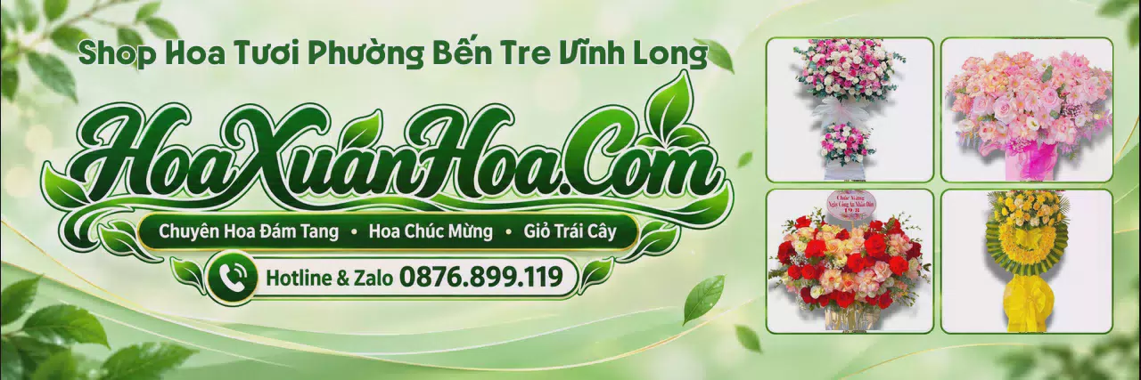 Ảnh bìa Tiệm Hoa Tươi Tại Phường Bến Tre Vĩnh Long - Shop Hoa Giao Nhanh Trong Ngày