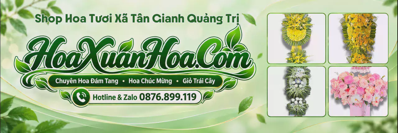 Ảnh bìa Tiệm Hoa Tươi Tại Xã Tân Gianh Quảng Trị - Giao Hoa Tận Địa Chỉ
