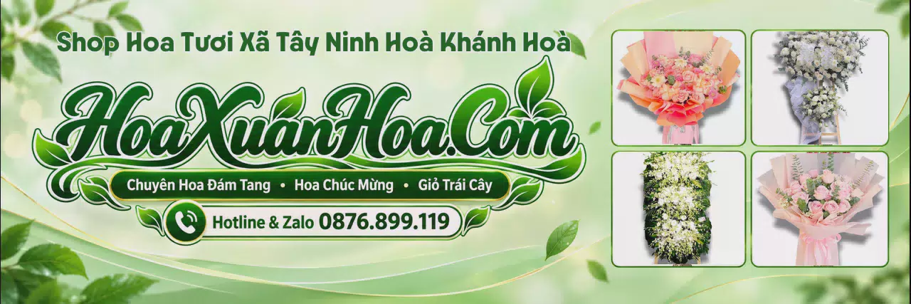 Ảnh bìa Đặt Hoa Tươi Tại Xã Tây Ninh Hoà Khánh Hoà - Đặt Hoa Online Giao Nhanh