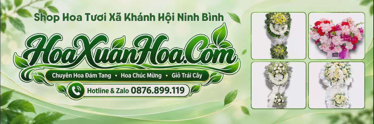 Ảnh bìa Tiệm Hoa Tươi Tại Xã Khánh Hội Ninh Bình - Dịch Vụ Đặt Hoa Trực Tuyến