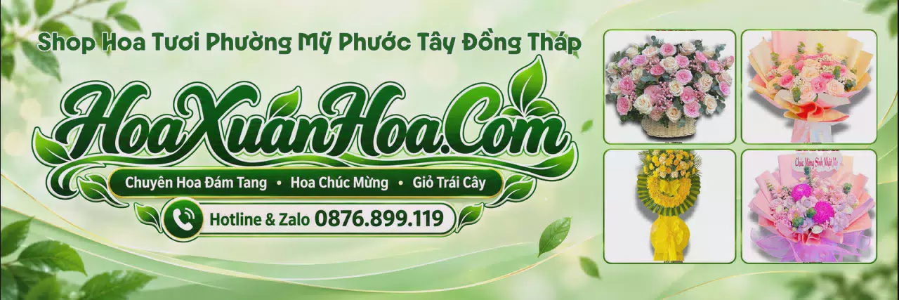 Ảnh bìa Shop Hoa Tươi Tại Phường Mỹ Phước Tây Đồng Tháp - Shop Hoa Tươi Giao Trong Ngày