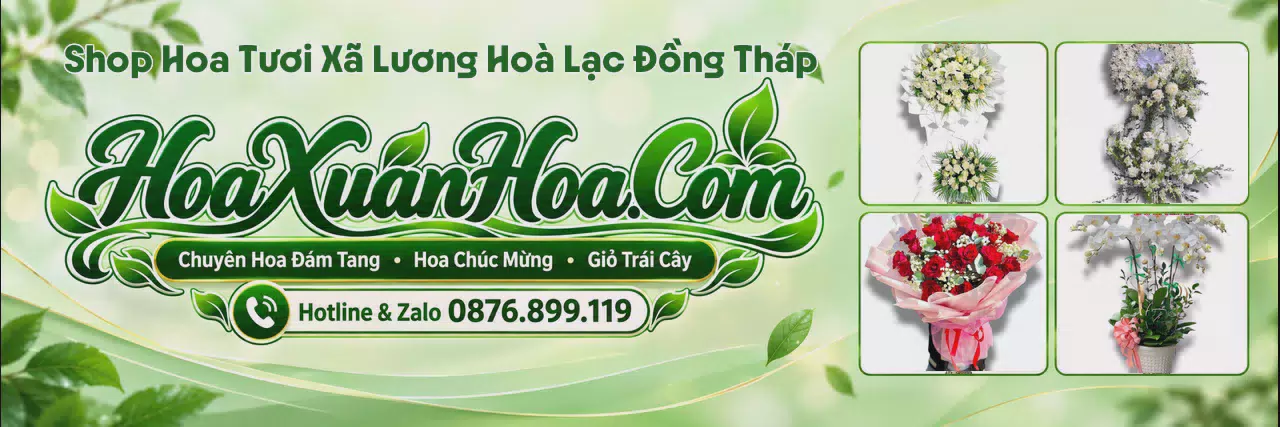 Ảnh bìa Shop Hoa Tươi Tại Xã Lương Hoà Lạc Đồng Tháp - Dịch Vụ Đặt Hoa Trực Tuyến