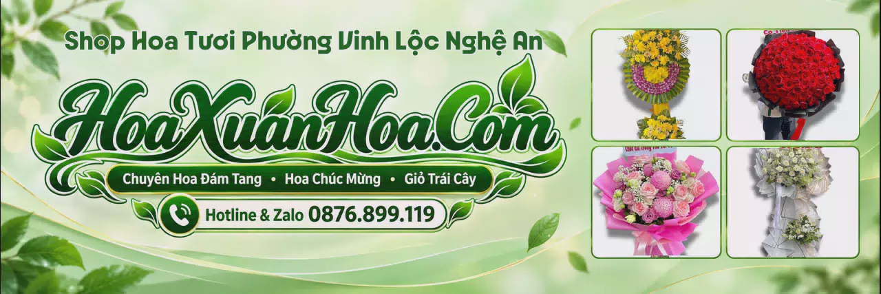 Ảnh bìa Đặt Hoa Tươi Tại Phường Vinh Lộc Nghệ An - Đặt Hoa Tươi Online