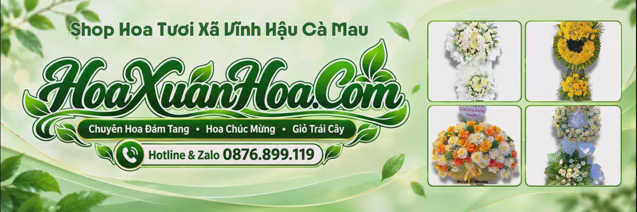 Ảnh bìa Tiệm Hoa Tươi Tại Xã Vĩnh Hậu Cà Mau - Shop Hoa Online Uy Tín