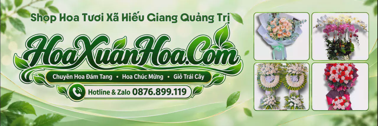 Ảnh bìa Tiệm Hoa Tươi Tại Xã Hiếu Giang Quảng Trị - Đặt Hoa Online Tiện Lợi