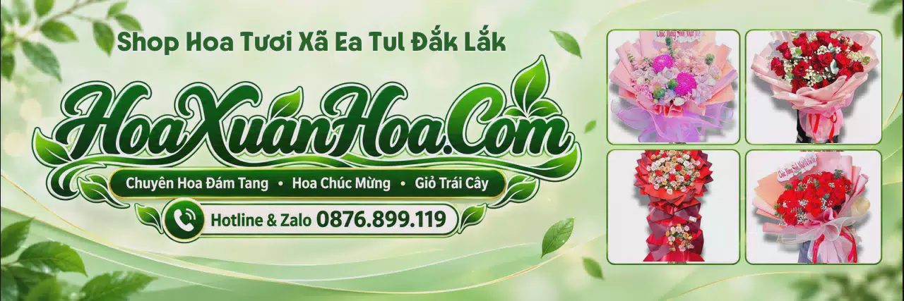 Ảnh bìa Tiệm Hoa Tươi Tại Xã Ea Tul Đắk Lắk - Dịch Vụ Giao Hoa Tận Nơi