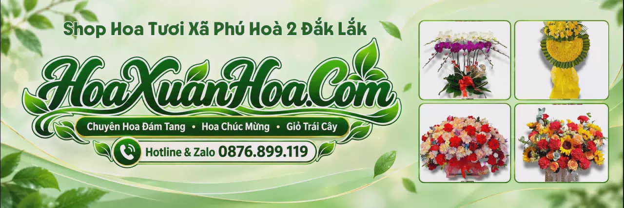 Ảnh bìa Tiệm Hoa Tươi Tại Xã Phú Hoà 2 Đắk Lắk - Tiệm Hoa Tươi Giao Nhanh