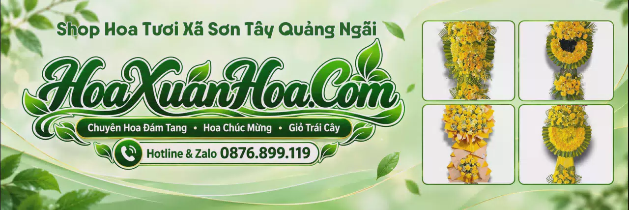 Ảnh bìa Shop Hoa Tươi Tại Xã Sơn Tây Quảng Ngãi - Tiệm Hoa Tươi Giao Tận Nhà