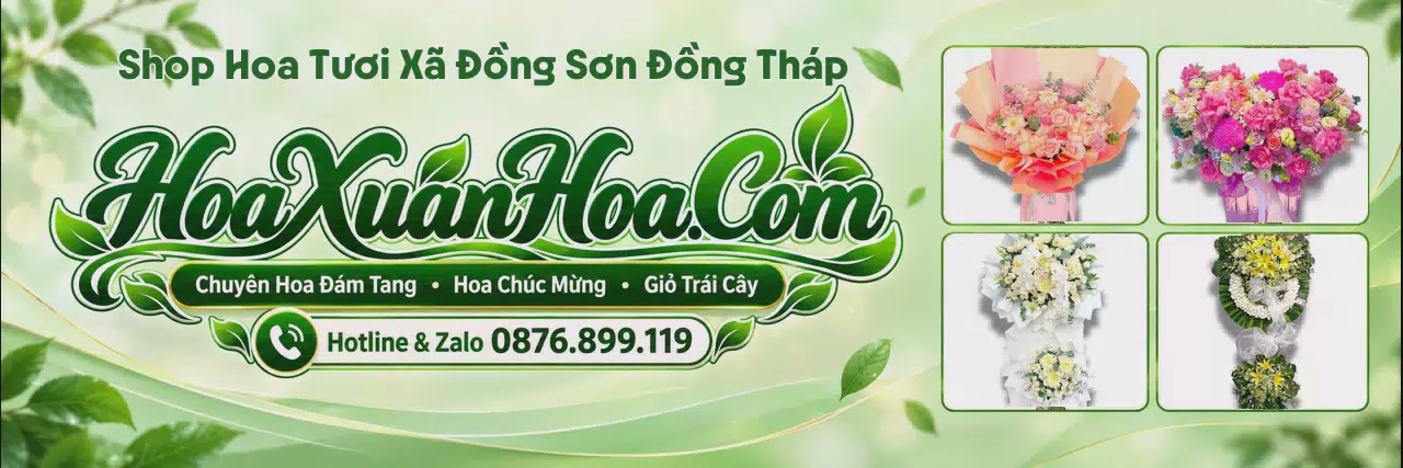 Ảnh bìa Tiệm Hoa Tươi Tại Xã Đồng Sơn Đồng Tháp - Shop Hoa Online Uy Tín