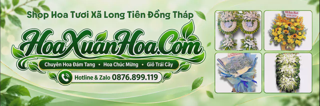 Ảnh bìa Cửa Hàng Hoa Tươi Tại Xã Long Tiên Đồng Tháp - Shop Hoa Giao Nhanh Trong Ngày