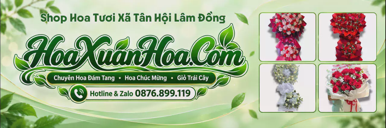 Ảnh bìa Tiệm Hoa Tươi Tại Xã Tân Hội Lâm Đồng - Đặt Hoa Nhanh Trong Ngày