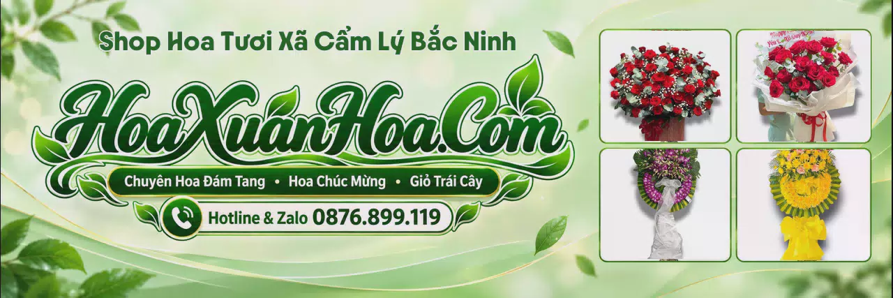 Ảnh bìa Tiệm Hoa Tươi Tại Xã Cẩm Lý Bắc Ninh - Tiệm Hoa Giao Hoa Tận Nhà