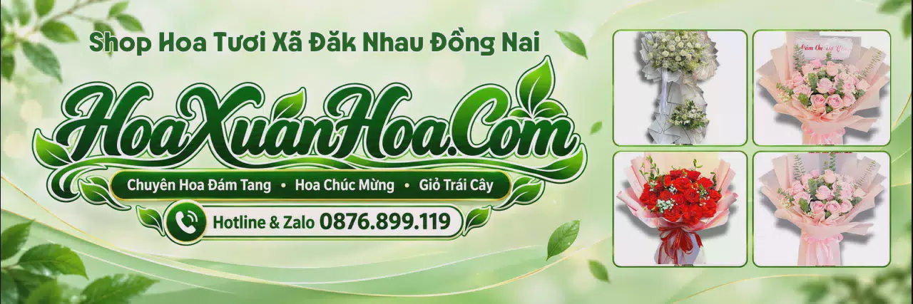 Ảnh bìa Tiệm Hoa Tươi Tại Xã Đăk Nhau Đồng Nai - Đặt Hoa Nhanh Trong Ngày