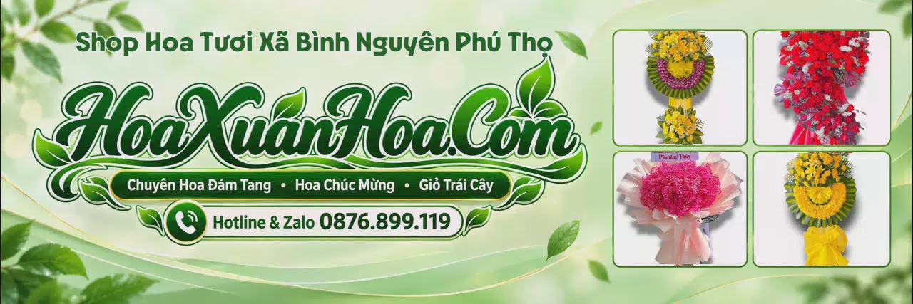 Ảnh bìa Shop Bán Hoa Tươi Tại Xã Bình Nguyên Phú Thọ - Tiệm Hoa Nhận Giao Tận Nơi