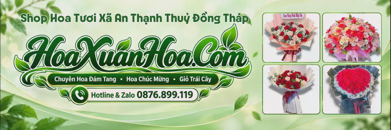 Ảnh bìa Shop Hoa Tươi Tại Xã An Thạnh Thuỷ Đồng Tháp - Tiệm Hoa Tươi Gần Đây