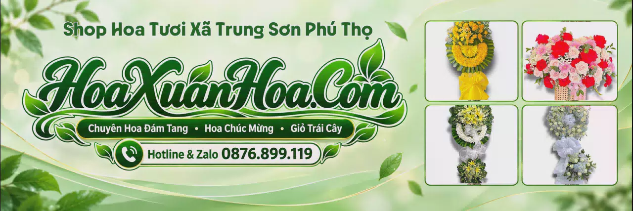 Ảnh bìa Shop Hoa Tươi Tại Xã Trung Sơn Phú Thọ - Tiệm Hoa Tươi Giao Tận Nhà