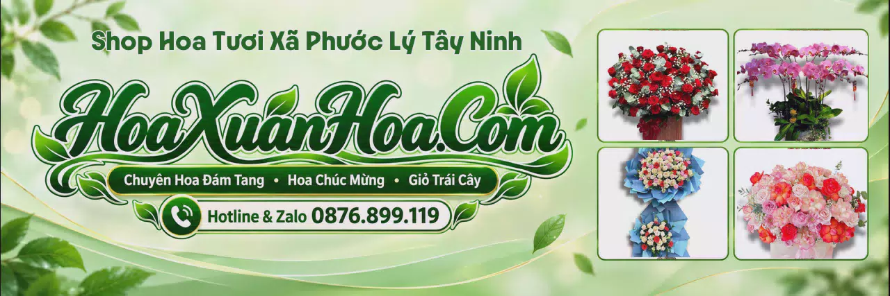 Ảnh bìa Cửa Hàng Hoa Tươi Tại Xã Phước Lý Tây Ninh - Giao Hoa Nhanh Chóng