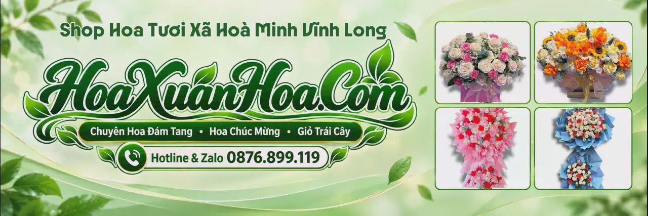 Ảnh bìa Tiệm Hoa Tươi Tại Xã Hoà Minh Vĩnh Long - Đặt Hoa Tươi Nhanh Chóng