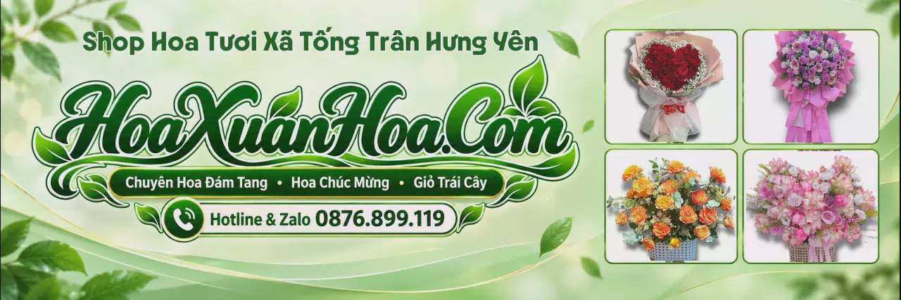 Ảnh bìa Tiệm Hoa Tươi Tại Xã Tống Trân Hưng Yên - Shop Hoa Giao Nhanh Trong Ngày