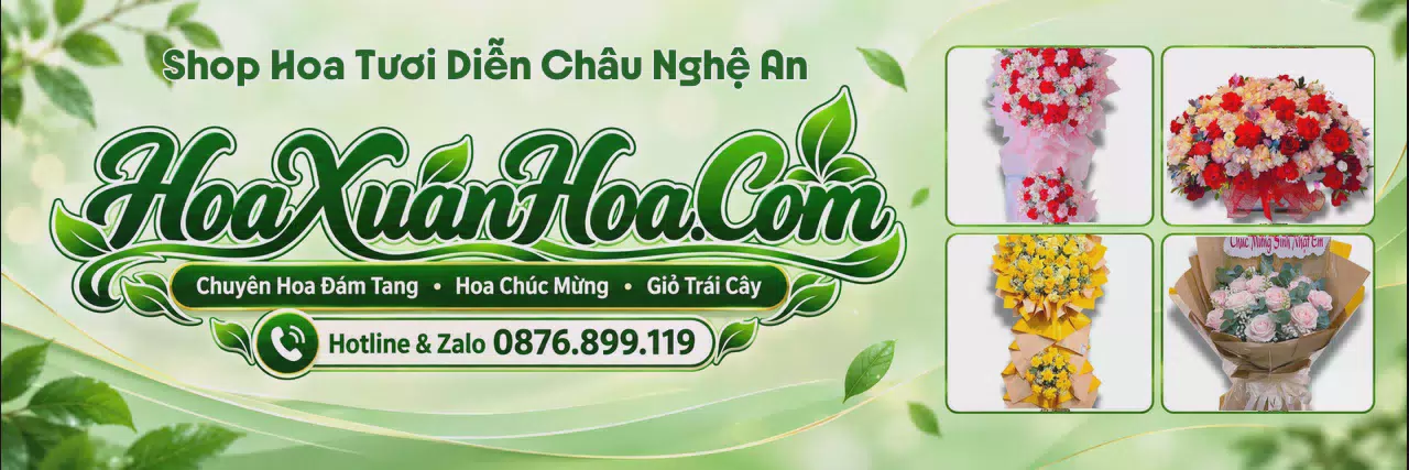Ảnh bìa Cửa Hàng Bán Hoa Tươi Tại Diễn Châu Nghệ An - Dịch Vụ Giao Hoa Tận Nơi