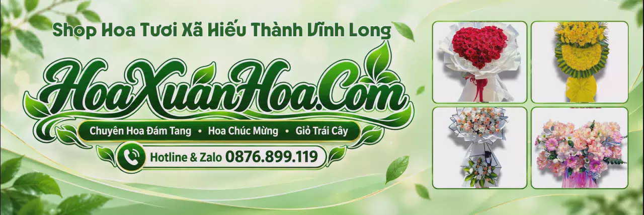Ảnh bìa Tiệm Hoa Tươi Tại Xã Hiếu Thành Vĩnh Long - Giao Hoa Tận Địa Chỉ