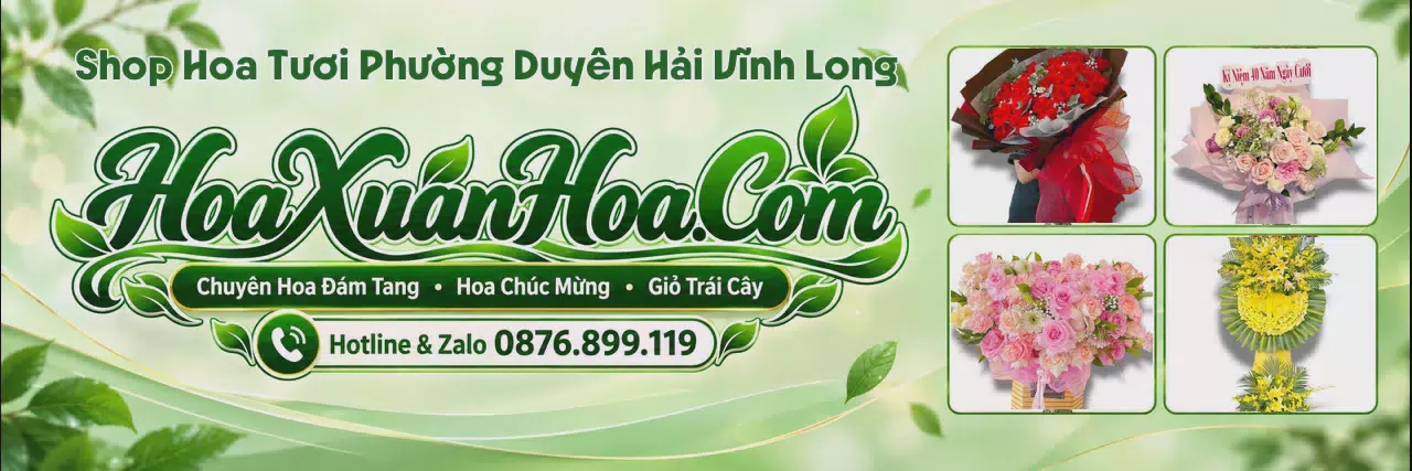 Ảnh bìa Shop Hoa Tươi Tại Phường Duyên Hải Vĩnh Long - Tiệm Hoa Nhận Giao Tận Nơi