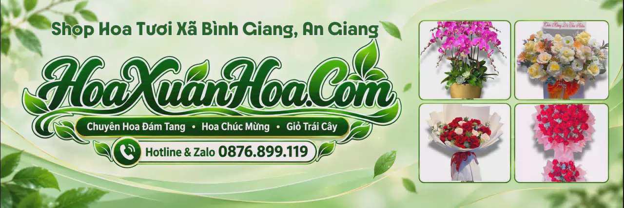 Ảnh bìa Shop Hoa Tươi Tại Xã Bình Giang, An Giang - Shop Hoa Tươi Giao Trong Ngày