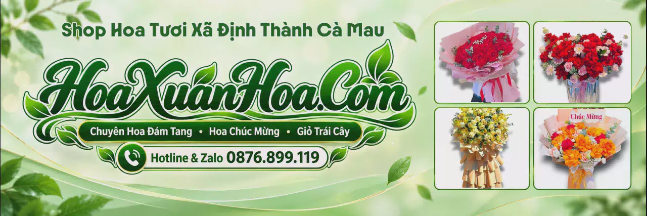 Ảnh bìa Tiệm Hoa Tươi Tại Xã Định Thành Cà Mau - Tiệm Hoa Giao Hoa Tận Nhà