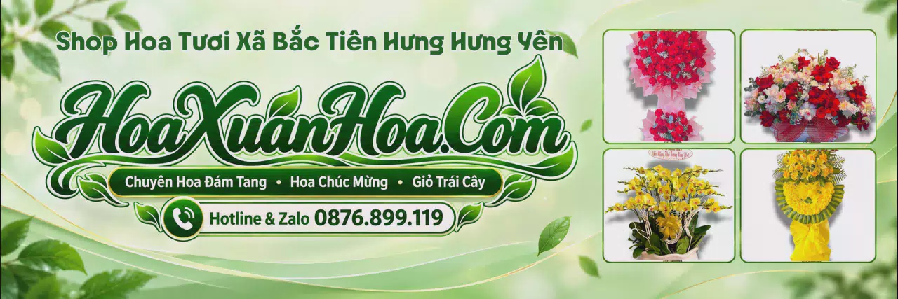 Ảnh bìa Đặt Hoa Tươi Tại Xã Bắc Tiên Hưng Hưng Yên - Shop Hoa Online Uy Tín