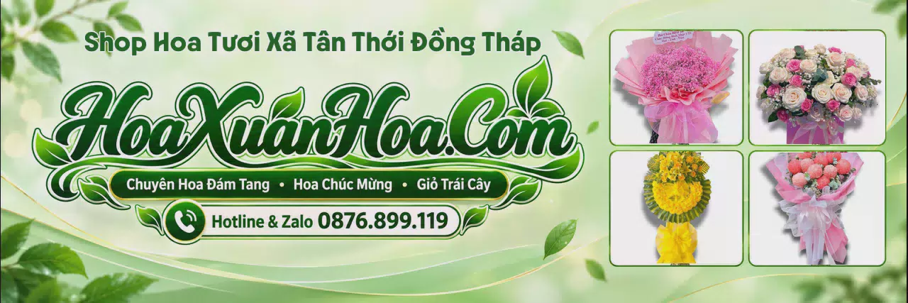 Ảnh bìa Shop Hoa Tươi Tại Xã Tân Thới Đồng Tháp - Dịch Vụ Đặt Hoa Trực Tuyến