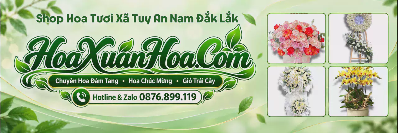 Ảnh bìa Cửa Hàng Bán Hoa Tươi Tại Xã Tuy An Nam Đắk Lắk - Giao Hoa Nhanh Chóng
