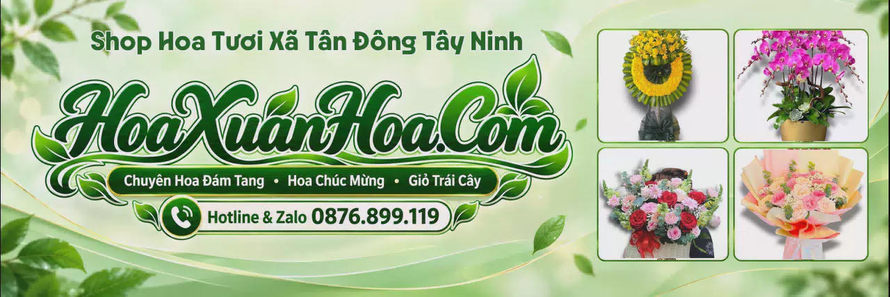 Ảnh bìa Shop Hoa Tươi Tại Xã Tân Đông Tây Ninh - Tiệm Hoa Giao Nhanh