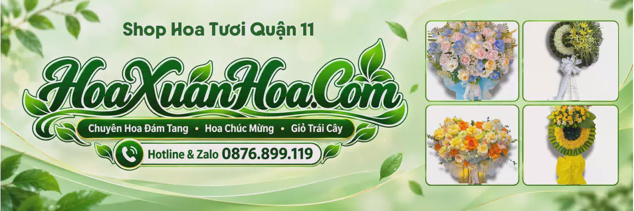 Ảnh bìa Shop Bán Hoa Tươi Tại Quận 11 - Tiệm Hoa Giao Nhanh