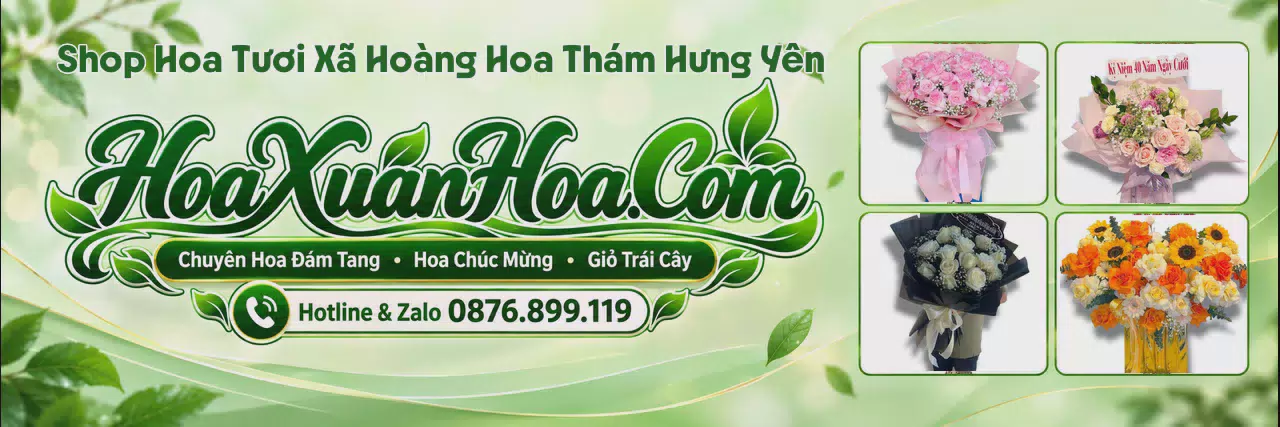 Ảnh bìa Cửa Hàng Hoa Tươi Tại Xã Hoàng Hoa Thám Hưng Yên - Dịch Vụ Giao Hoa Tận Nơi