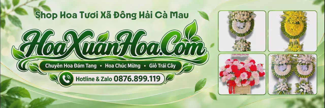 Ảnh bìa Cửa Hàng Bán Hoa Tươi Tại Xã Đông Hải Cà Mau - Giao Hoa Tận Nơi