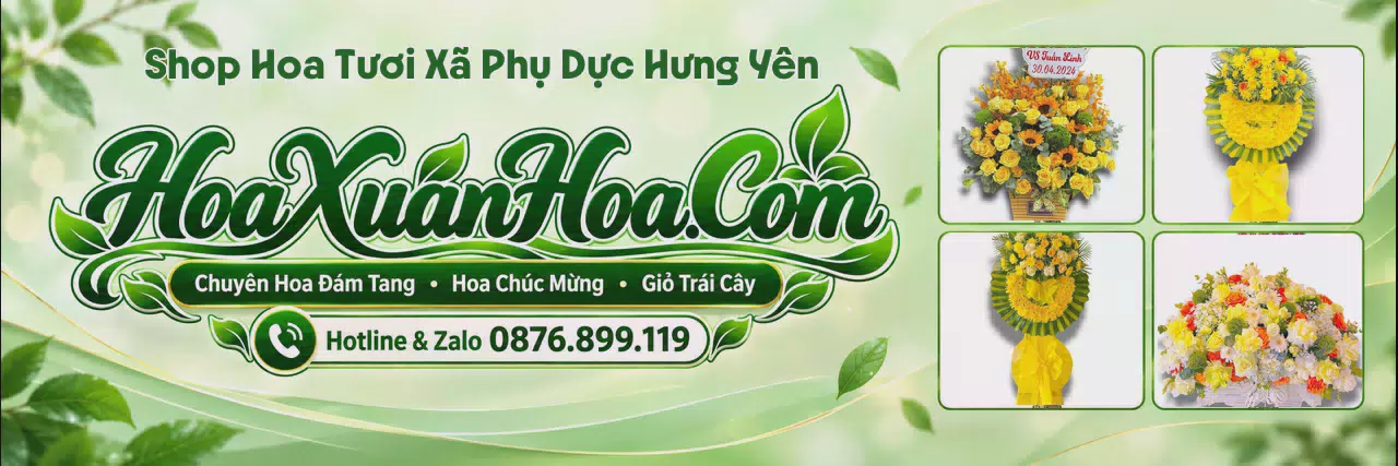 Ảnh bìa Đặt Hoa Tươi Tại Xã Phụ Dực Hưng Yên - Tiệm Hoa Giao Hoa Tận Nhà