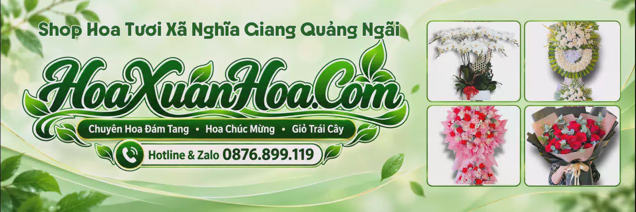 Ảnh bìa Tiệm Hoa Tươi Tại Xã Nghĩa Giang Quảng Ngãi - Tiệm Hoa Nhận Giao Tận Nơi