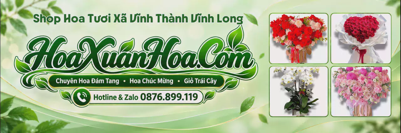 Ảnh bìa Shop Hoa Tươi Tại Xã Vĩnh Thành Vĩnh Long - Đặt Hoa Online Tiện Lợi