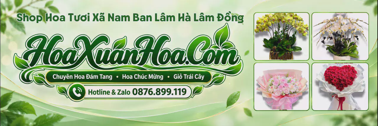 Ảnh bìa Cửa Hàng Hoa Tươi Tại Xã Nam Ban Lâm Hà Lâm Đồng - Dịch Vụ Đặt Hoa Trực Tuyến