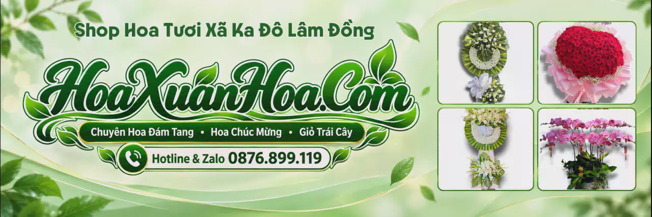 Ảnh bìa Cửa Hàng Bán Hoa Tươi Tại Xã Ka Đô Lâm Đồng - Dịch Vụ Đặt Hoa Trực Tuyến