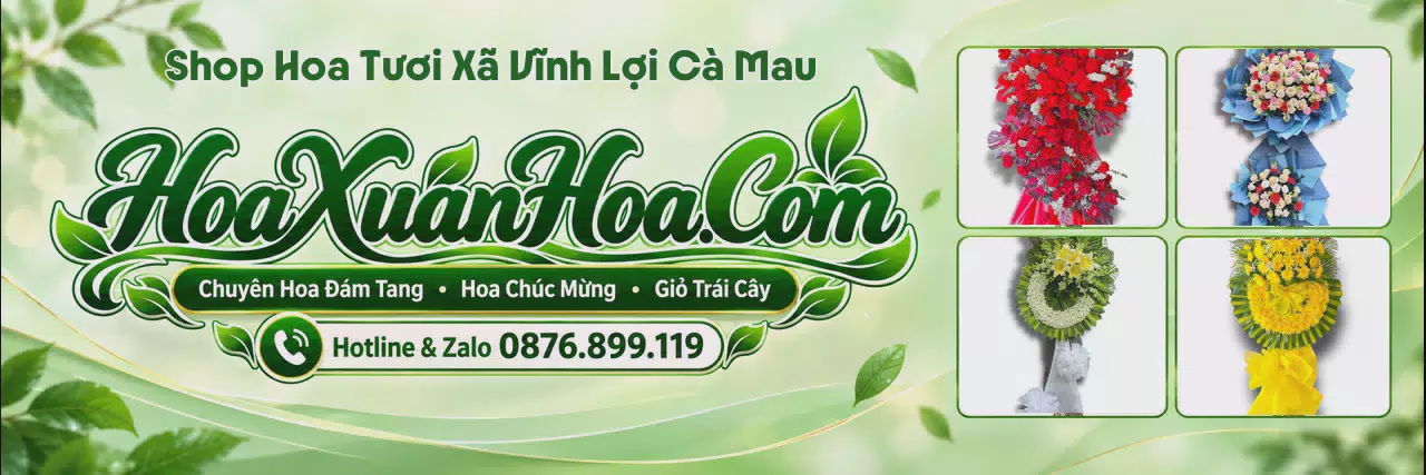 Ảnh bìa Shop Hoa Tươi Tại Xã Vĩnh Lợi Cà Mau - Đặt Hoa Online Tiện Lợi