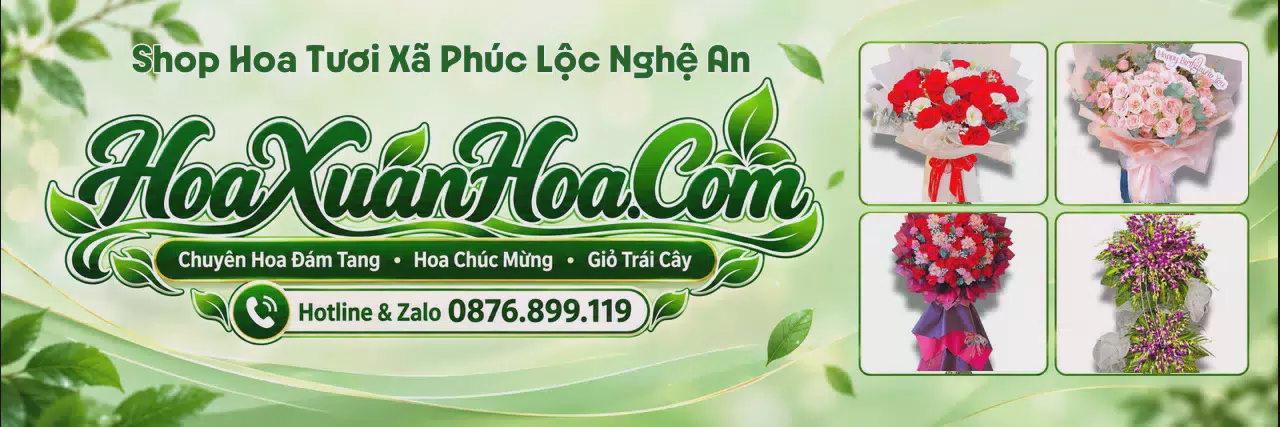 Ảnh bìa Cửa Hàng Hoa Tươi Tại Xã Phúc Lộc Nghệ An - Dịch Vụ Hoa Tươi Giao Nhanh