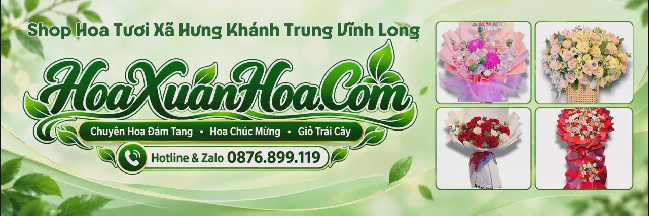 Ảnh bìa Shop Hoa Tươi Tại Xã Hưng Khánh Trung Vĩnh Long - Đặt Hoa Tươi Giao Tận Nơi
