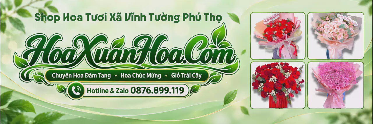 Ảnh bìa Shop Hoa Tươi Tại Xã Vĩnh Tường Phú Thọ - Shop Hoa Nhận Đơn Online