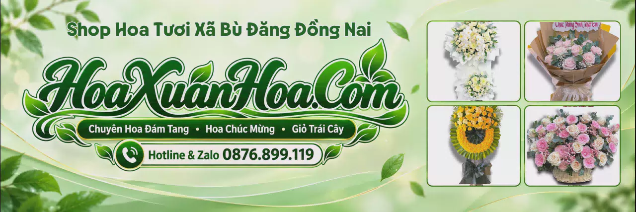 Ảnh bìa Cửa Hàng Bán Hoa Tươi Tại Xã Bù Đăng Đồng Nai - Tiệm Hoa Nhận Giao Tận Nơi