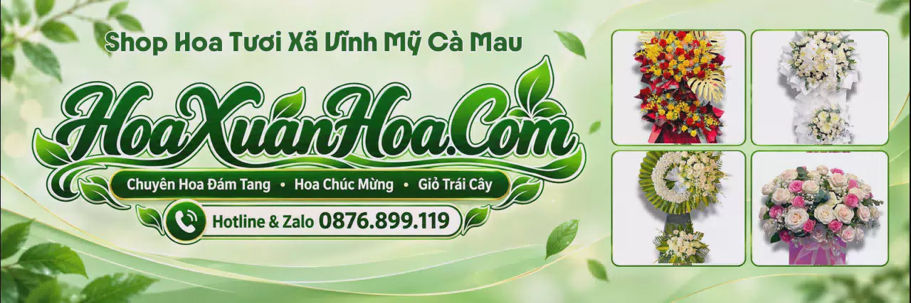 Ảnh bìa Tiệm Hoa Tươi Tại Xã Vĩnh Mỹ Cà Mau - Shop Hoa Giao Tận Nhà