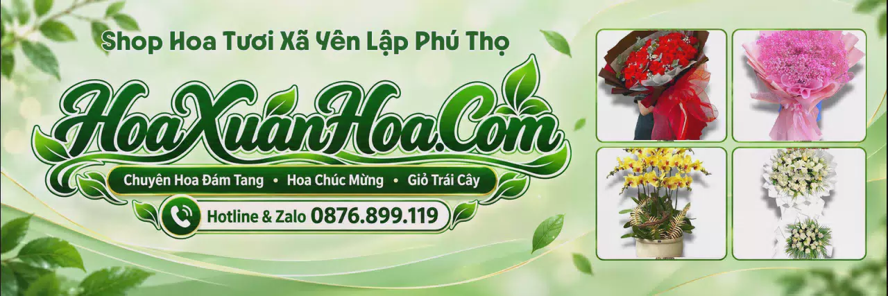 Ảnh bìa Tiệm Hoa Tươi Tại Xã Yên Lập Phú Thọ - Đặt Hoa Tươi Online